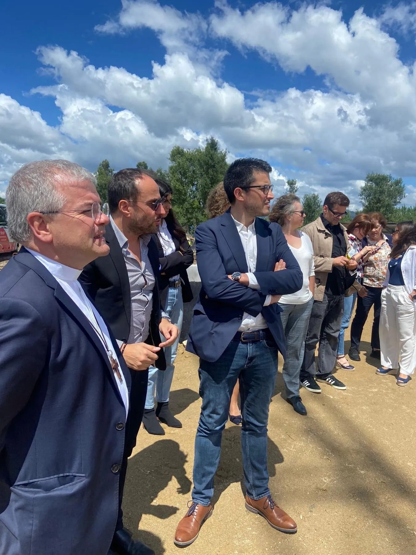 D. José Cordeiro, Arcebispo Primaz de Braga, visita obra ERPI no Alívio