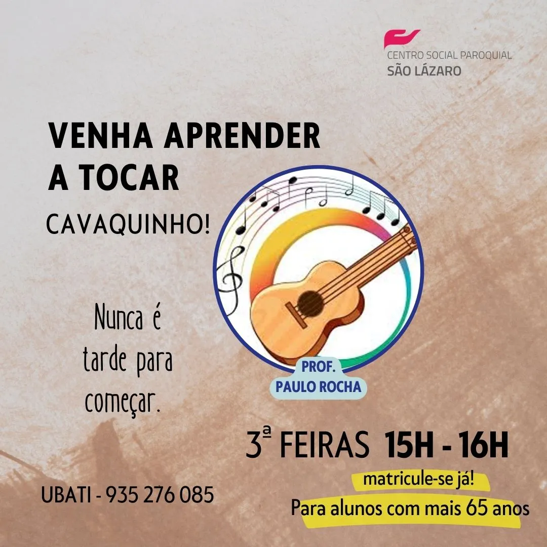 Nunca é tarde para começar e aprender!
